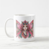 Woman Buttrfly Kaffeetasse (Links)