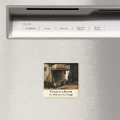 Woman by a Hearth by Vincent van Gogh Magnet (In Situ (Geschirrspüler))