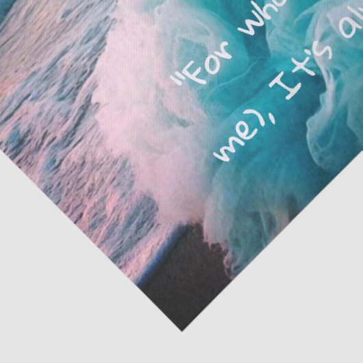 Woman by the Sea Tissue Paper Seidenpapier (Detail)