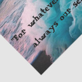 Woman by the Sea Tissue Paper Seidenpapier (Detail)