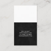 Woman Chef Cooking Logo | Restaurant Visitenkarte (Rückseite)