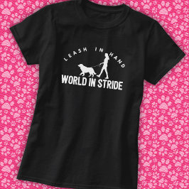 Woman Dog Walker T-Shirt