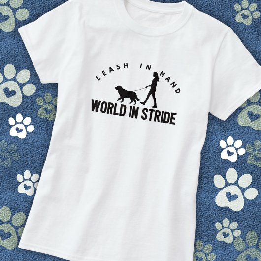 Woman Dog Walker T-Shirt