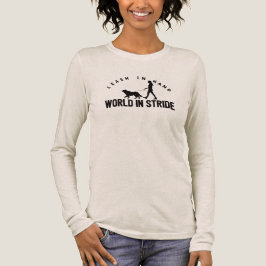 Woman Dog Walker Tri-Blend Shirt