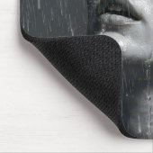 Woman Enjoying Shower Water Spray Mousepad (Ecke)