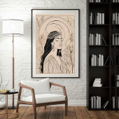 Woman Female Goddess Poster