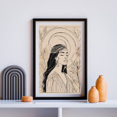 Woman Female Goddess Poster