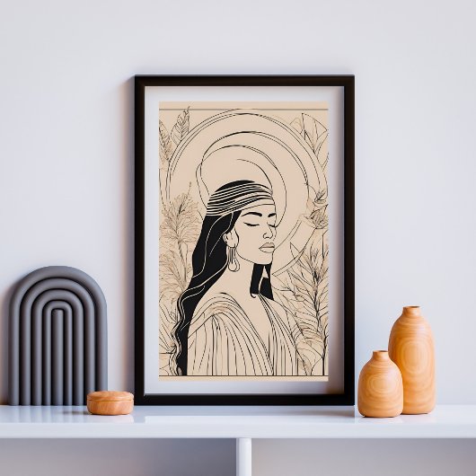 Woman Female Goddess Poster