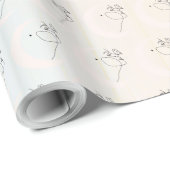 Woman Geschenkpapier (Rolleneckpunkt)