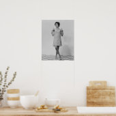 Woman Gesturing Poster (Küche)