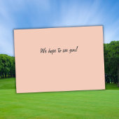 Woman Golf Player Hitting Fifty 50th Birthday Einladung