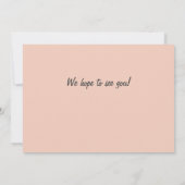 Woman Golf Player Hitting Fifty 50th Birthday Einladung (Rückseite)