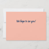 Woman Golf Player Swinging Fifties 50th Birthday Einladung (Rückseite)