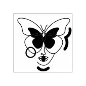 Woman Gummistempel (Prägung)