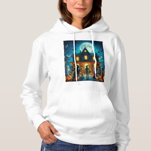Woman hoodie Halloween (Vorderseite)