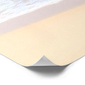 Woman In A Black And White Bikini Poster (Ecke)