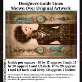 Woman in Black, Baroque Panels DX9R Decoupage Seidenpapier