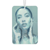 "Woman in Blue" Autolufterfrischer (Rückseite)