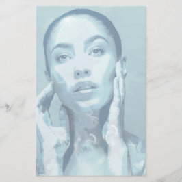 "Woman in Blue"  Briefpapier