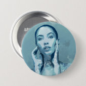 "Woman in Blue" Button (Vorne & Hinten)
