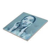 "Woman in Blue" Fliese (Seite)