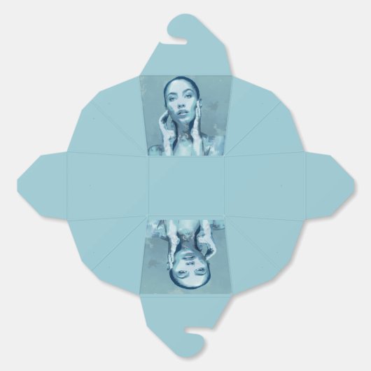 "Woman in Blue"  Geschenkschachtel (Ungeklappt)