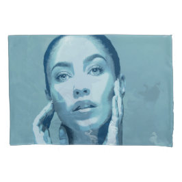 "Woman in Blue"  Kissenbezug