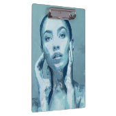 "Woman in Blue" Klemmbrett (Rechts)