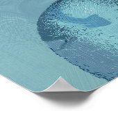 "Woman in Blue" Poster mat (Ecke)