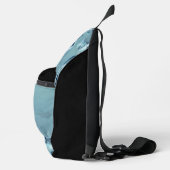 "Woman in Blue" Premium Canvas  Crossbody Bag (Rechts)