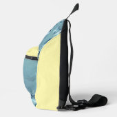 "Woman in Blue" Premium Canvas Crossbody Bag (Rechts)