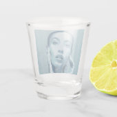 "Woman in Blue" Schnapsglas (Rückseite)