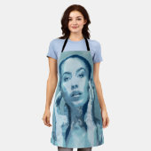 "Woman in Blue" Schürze (Getragen)
