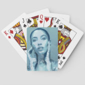 "Woman in Blue" Spielkarten (Rückseite)