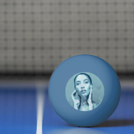 "Woman in Blue" Tischtennisball