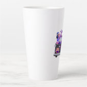 Woman in Halloween Gnomes Pickup Milchtasse (Vorderseite)