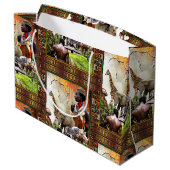 Woman King Große Geschenktüte (Rückseite Schrägansicht)