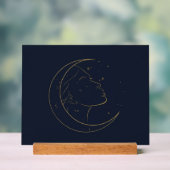 Woman Line Art Personalized Poster (Neutral)