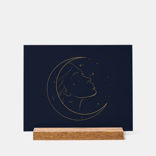 Woman Line Art Personalized Poster (Vorderseite)