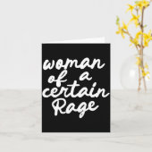 Woman Of A Certain Rage  Karte (Gelbe Blume)