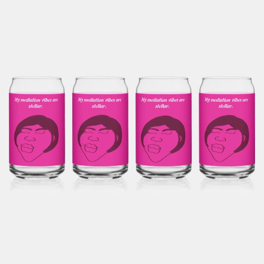 Woman of Color Meditation Dosenglas (Vorderseite)