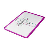 Woman of faith badematte (Schrägansicht)