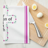 Woman of faith geschirrtuch (Viertel Falte)