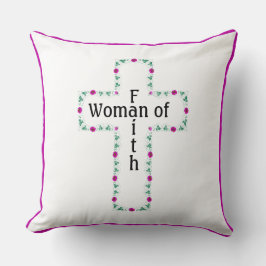 Woman of faith kissen