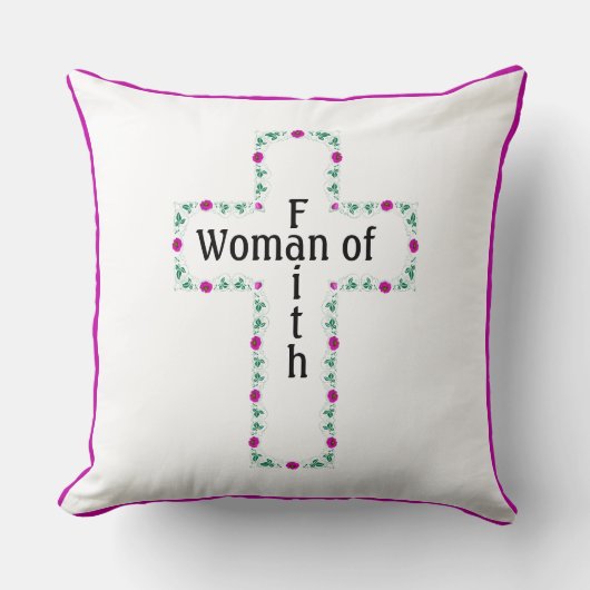 Woman of faith kissen (Vorderseite)