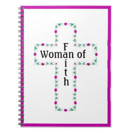 Woman of faith notizblock