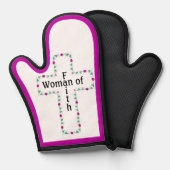 Woman of faith ofenhandschuh (Vorderseite/Rückseite)