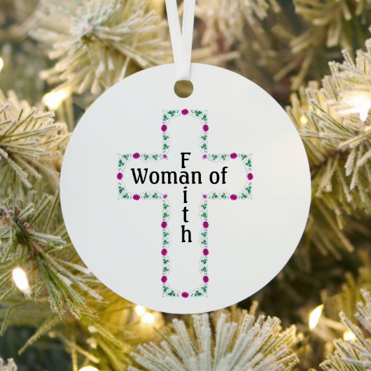 Woman of faith ornament aus metall (InSitu)