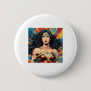 Woman Of Wonder Aufkleber Button