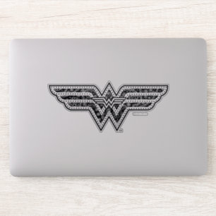 Woman Paisley Logo Aufkleber
